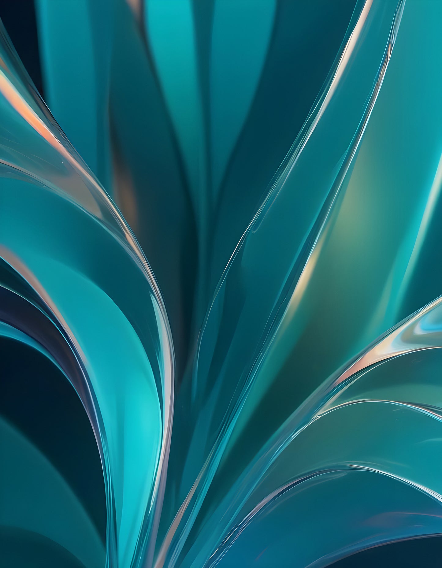 Abstract swirl of blue and teal creating a dynamic visual effect in a contemporary art style