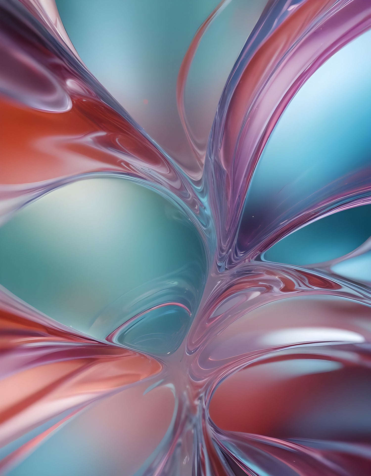 Abstract swirling patterns of vibrant colors in a fluid design showcasing shades of blue, pink, and lavender flowing together beautifully