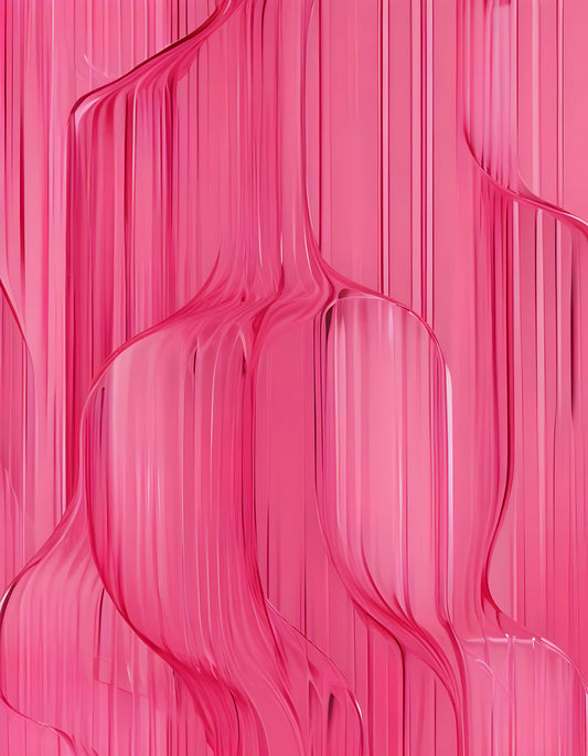 Textured pink background with flowing lines and curves creating a modern, artistic design suitable for various creative applications. Generative AI