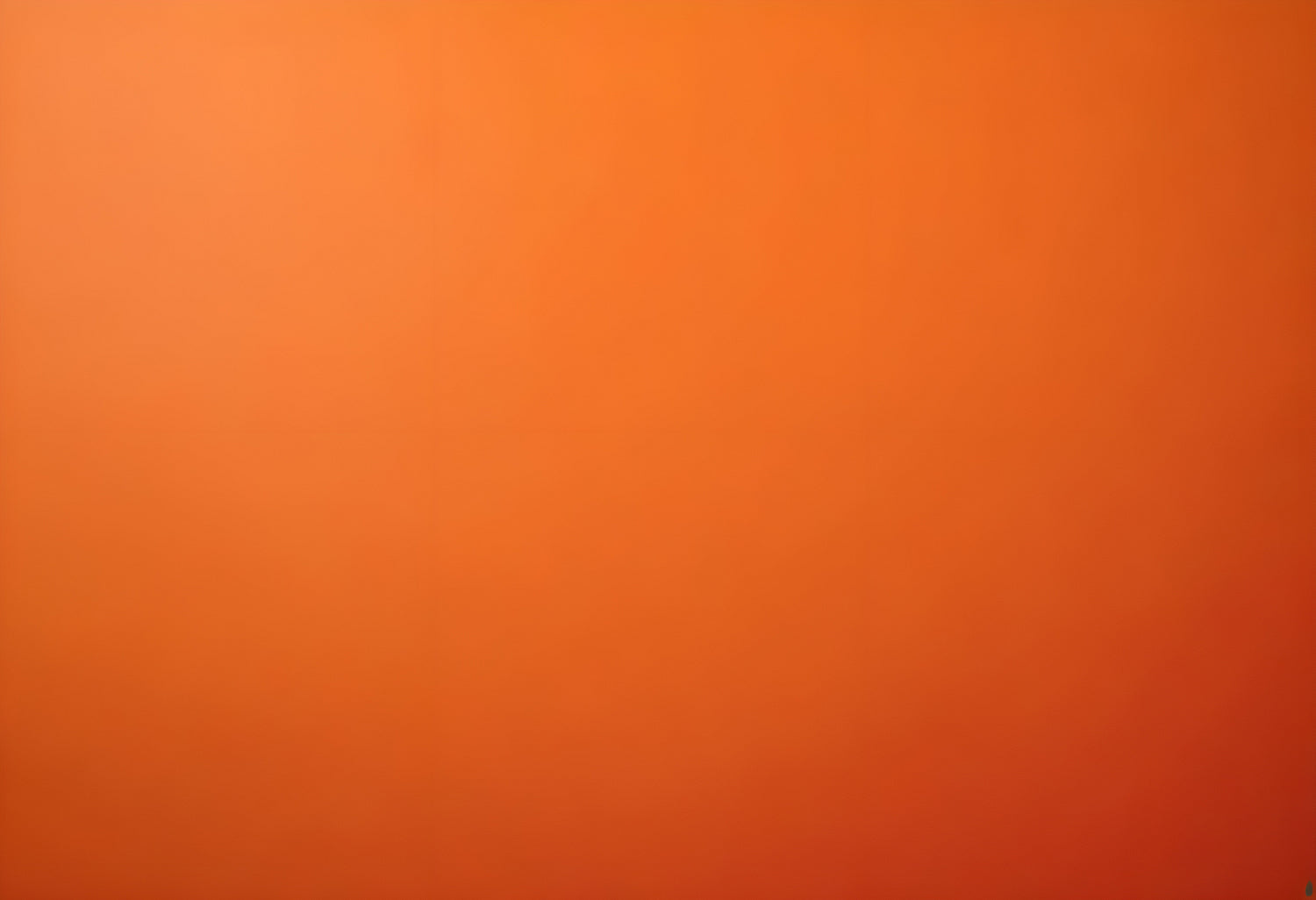 Vibrant orange wall with a smooth texture illuminated by soft light in a cozy indoor space, creating a warm and inviting atmosphere. Generative AI