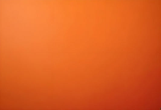 Vibrant orange wall with a smooth texture illuminated by soft light in a cozy indoor space, creating a warm and inviting atmosphere. Generative AI