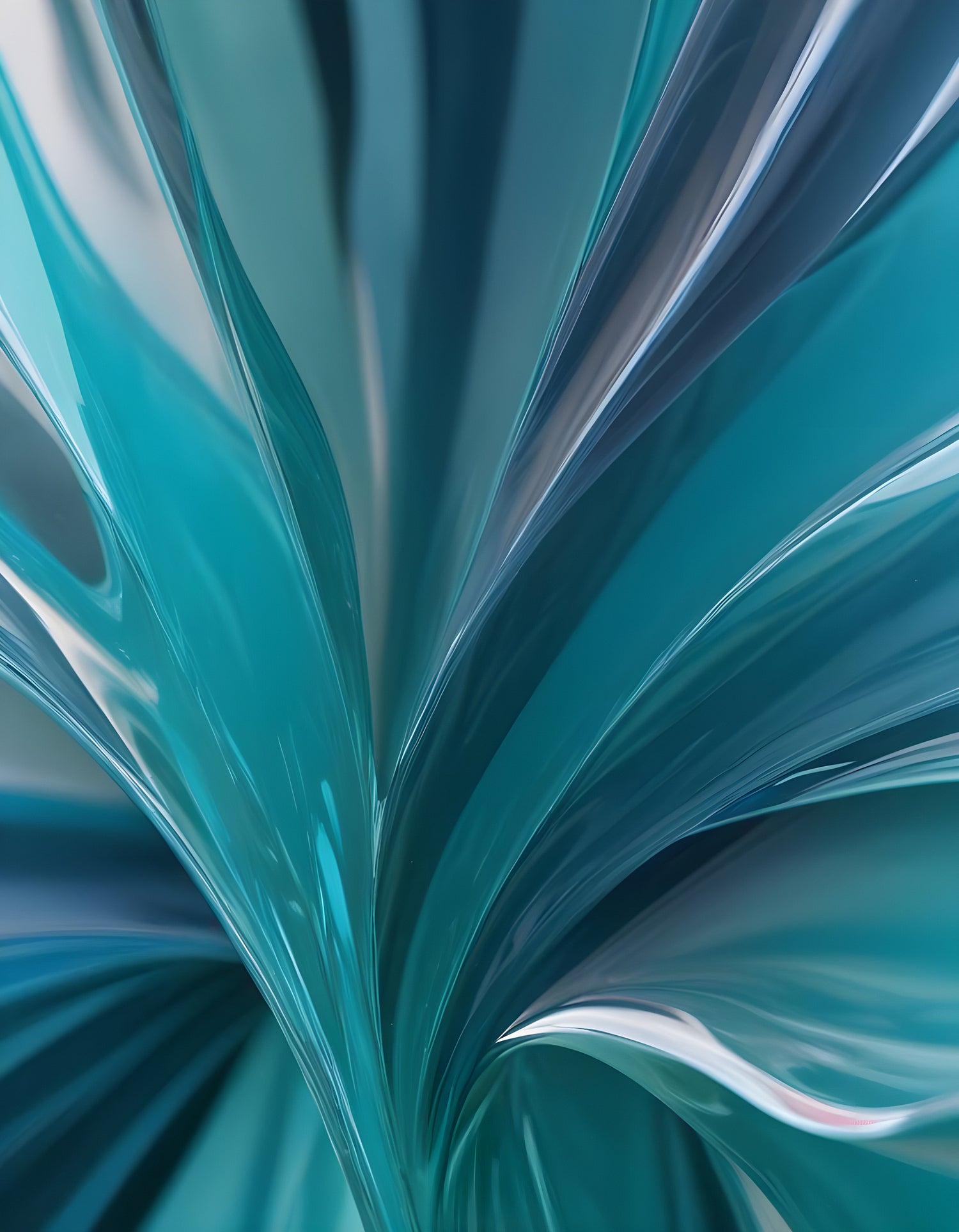 Abstract swirl of blue and teal creating a dynamic visual effect in a contemporary art style