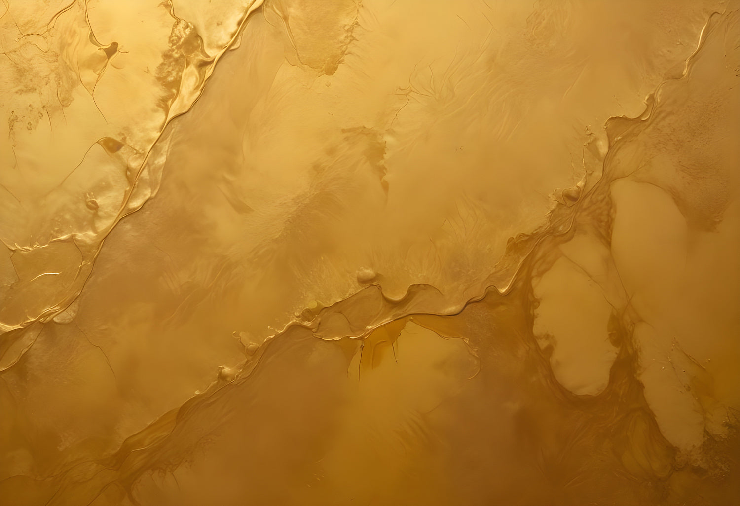 Abstract golden texture with smooth lines and subtle variations in tone